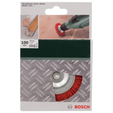 Bosch KORONGKEFE D:100MM G:80 FÚRÓHOZ, NYLON, CSISZOLÓVAL csiszolókorong és vágókorong