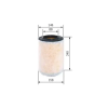 Bosch légszűrő F 026 400 298