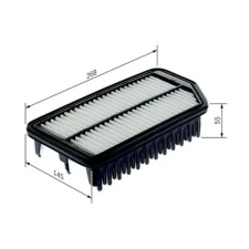 Bosch légszűrő F 026 400 445 autóalkatrész