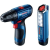 Bosch Professional Bosch GSR 120-LI 2x2Ah + GLI 12V-300 lámpa