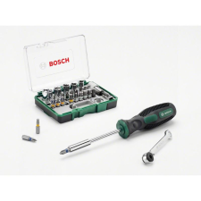 Bosch Racsnis bithegy és dugókulcs készlet 27 részes + csavarhúzó (2607017331) dugókulcs