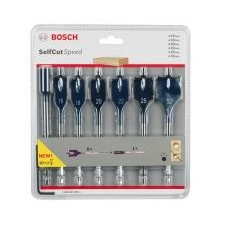 Bosch Self Cut Speed 7 részes lapos marófúró készlet hosszabbítóval (2608587009) fúrószár