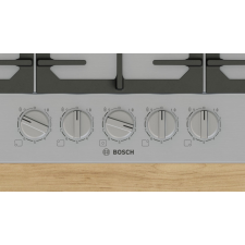 Bosch Serie 6, Gáz főzőlap, 75 cm, Nemesacél, PCQ7A5I90 főzőlap