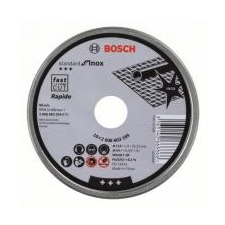 Bosch Standard for Inox Rapido darabolótárcsa 10 darab visszazárható bádogdobozban, 115 mm csiszolókorong és vágókorong