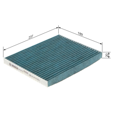 Bosch szűrő, utastér levegő BOSCH 0 986 628 554 autóalkatrész