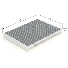 Bosch szűrő, utastér levegő BOSCH 1 987 435 580 autóalkatrész