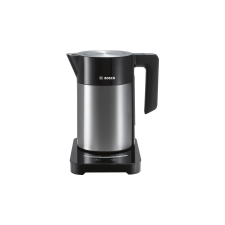 Bosch TWK7203 electric kettle 1.7 L 1850 W Black, Stainless steel vízforraló és teáskanna