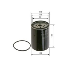 Bosch Üzemanyagszűrő F 026 402 269 autóalkatrész