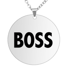  Boss medál lánccal, választható több formában és színben nyaklánc