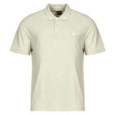 Boss Rövid ujjú galléros pólók Pe linenlogo Bézs EU S férfi póló