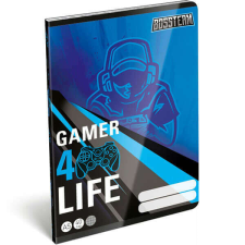 BOSSTEAM Gamer 4Life Füzet - A5 - 40 lapos füzet