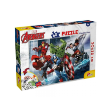  Bosszúállók: A hősök 2 az 1-ben 60db-os puzzle és színező 50x35cm - Lisciani puzzle, kirakós