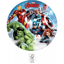 Bosszúállók Avengers Infinity Stones, Bosszúállók papírtányér 8 db-os 23 cm FSC party kellék