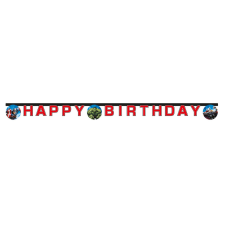 Bosszúállók Bosszúállók Evergreen Happy Birthday felirat FSC 2 m party kellék