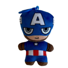 Bosszúállók Captain America 2D plüss figura akasztóval 13 cm plüssfigura