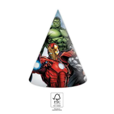 Bosszúállók Infinity Stones parti kalap, csákó 6 db-os FSC party kellék