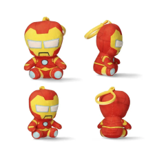  Bosszúállók Iron Man 3D plüss figura akasztóval, táskadísz 13 cm játékfigura