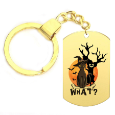  Boszorkány Cica zombi fával kulcstartó több színben és formátumban kulcstartó