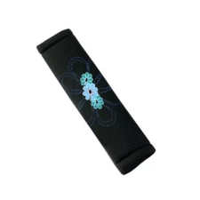 Bottari 2929164 My Star Flower biztonsági övpárna fekete-kék virágmintás pár (b2929164) autóalkatrész