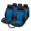 Bottari 9-részes üléshuzat szett Indy fekete-kék kormányvédővel övpárnával