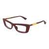 Bottega Veneta BV1449O 009 BURGUNDY DEMO LENS szemüveg