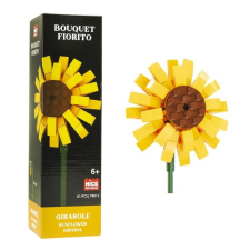  Bouquet virág építőkocka - Napraforgó barkácsolás, építés