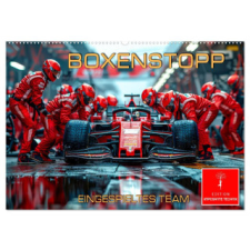 Boxenstopp - eingespieltes Team (Wandkalender 2026 DIN A2 quer), CALVENDO Monatskalender naptár, kalendárium