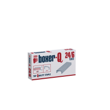 BOXER Tűzőkapocs 24/6 dobozos BOXER-Q gemkapocs, tűzőkapocs