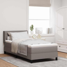  Boxrugós ágy matracmal Tópszínű 190 x 90 cm Poliészter ágy és ágykellék