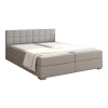 Boxspring típusú ágy 160x200, világosszürke, FERATA KOMFORT