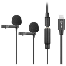 Boya BY-M2D Dual Lavalier mikrofon (iOS) fényképező tartozék