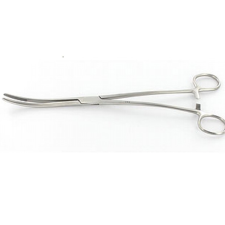  Bozeman tamponfogó csipesz hajlított 26 cm gyógyászati segédeszköz