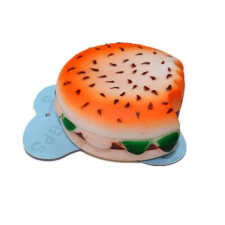  BPS 3014 Kutyajáték sipoló harapott hamburger 8,5x7,5x3 cm játék kutyáknak