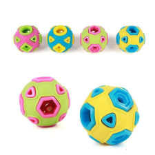  BPS 7459 Kutyajáték csörgős gumis snack labda 6 cm játék kutyáknak