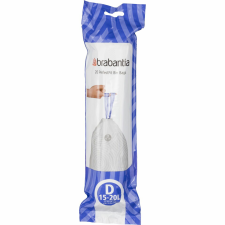Brabantia 246760 PerfectFit szemeteszsák típus D 15-20L 20 darab - Fehér (246760) tisztító- és takarítószer, higiénia