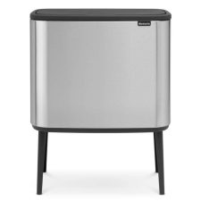Brabantia Bo Touch 11 + 23 literes érintőfedeles fém Szelektív szemetes - Inox szemetes