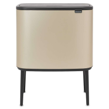 Brabantia Bo Touch 3 x 11 literes érintőfedeles fém Szelektív szemetes - Arany szemetes