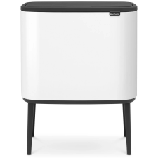 Brabantia Bo Touch Bin acél nyomófedeles szemetes lábakkal - fehér 36L szemetes