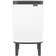 Brabantia Bo Waste Bin Hi acél szemetes felnyitható fedéllel, lábakkal - fehér 4L szemetes