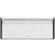 Brabantia Fall Front kenyértartó lehajtható ajtóval, mágneses zárral, sík tetővel, szögletes, 465mm széles, acél, fehér - 236785