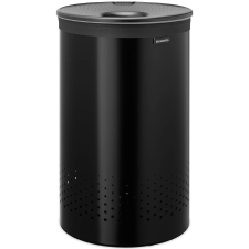 Brabantia Laundry Bin szennyestartó műanyag fedővel Fekete 60L bútor