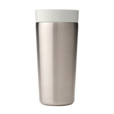 Brabantia Make&Take 1008490 termosz bögre, 360 ml, cseppálló, rozsdamentes acél/világosszürke termosz
