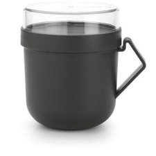 Brabantia Make & Take leveses bögre, 0,6 l, sötétszürke bögrék, csészék