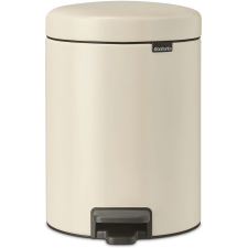 Brabantia NewIcon acél pedálos szemetes - világos bézs 5L szemetes
