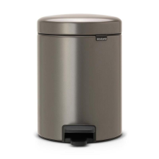 Brabantia Pedal Bin Newicon, 5 liter, Platinum, pedálos szemetes, 180209 szemetes