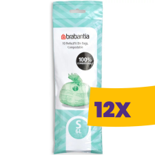 Brabantia PerfectFit Compostable szemeteszsák S méret - 6L, 10db/tek (Karton - 12 tekercs) tisztító- és takarítószer, higiénia