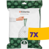 Brabantia PerfectFit szemeteszsák, R méret, 36L, visszazárható adagoló csomag, 40 db/csg (Karton - 7 csomag)