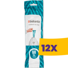 Brabantia PerfectFit szemeteszsák, W méret, 5L, 10 db/tek (Karton - 12 tekercs) tisztító- és takarítószer, higiénia