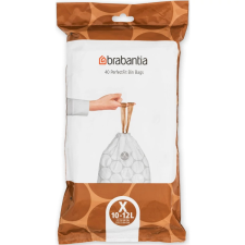 Brabantia PerfectFit szemeteszsák, X méret, 10-12L, visszazárható adagoló csomag, 40 db/csg tisztító- és takarítószer, higiénia