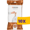 Brabantia PerfectFit szemeteszsák, X méret, 10-12L, visszazárható adagoló csomag, 40 db/csg (Karton - 10 csomag)